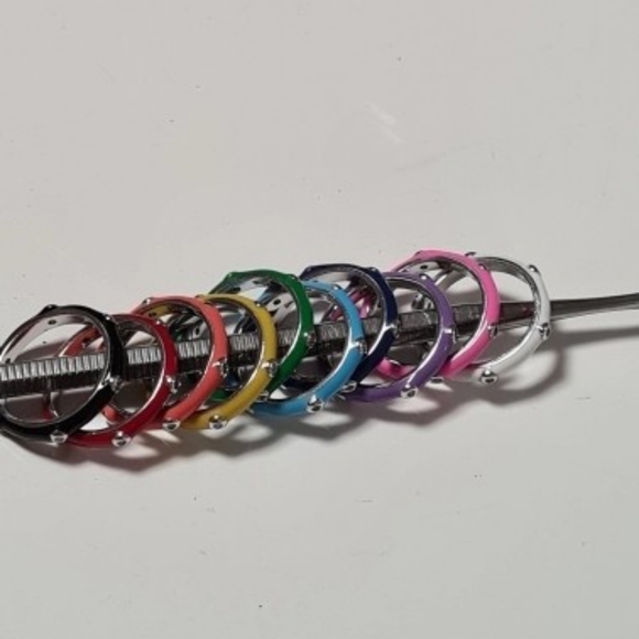 NEW Black Ceramic Stacking Ring | 925 Sterling Silver - Picture 11 of 16